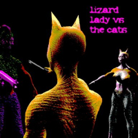 Lizard Lady vs the Cats